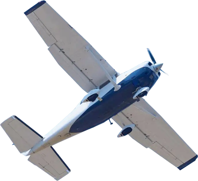 petit avion rétro qui vole